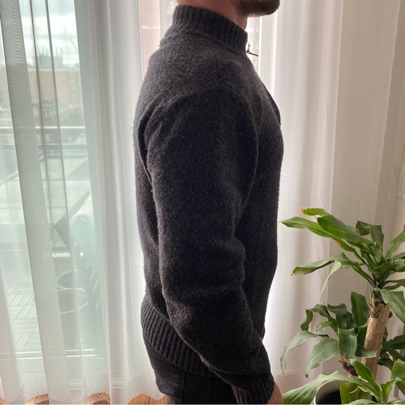 Daniele Blasi Men’s Wool Gray Sweater Size Small Made in Italy - Picture 4 of 8